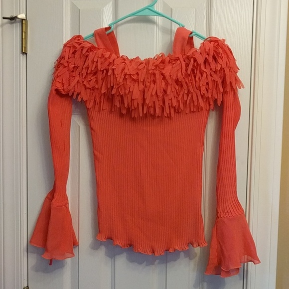 EUC CARRIE ALLEN OFF THE SHOULDER TOP SIZE LARGE - Picture 5 of 8